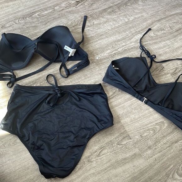 Lord & Taylor Design Lab Three Piece Swim Suit NEW - Picture 2 of 2